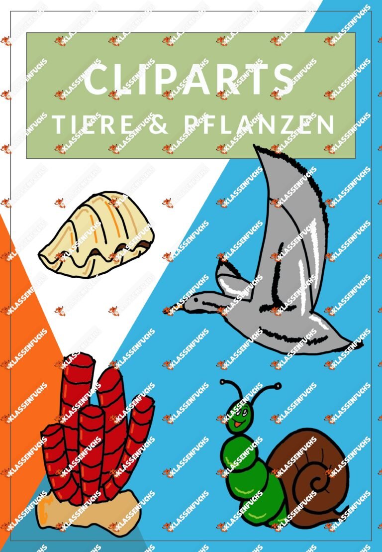 Cliparts: Tiere und Pflanzen